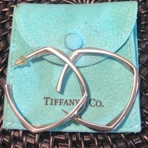 Tiffany Frank Gehry sterling silver earrings